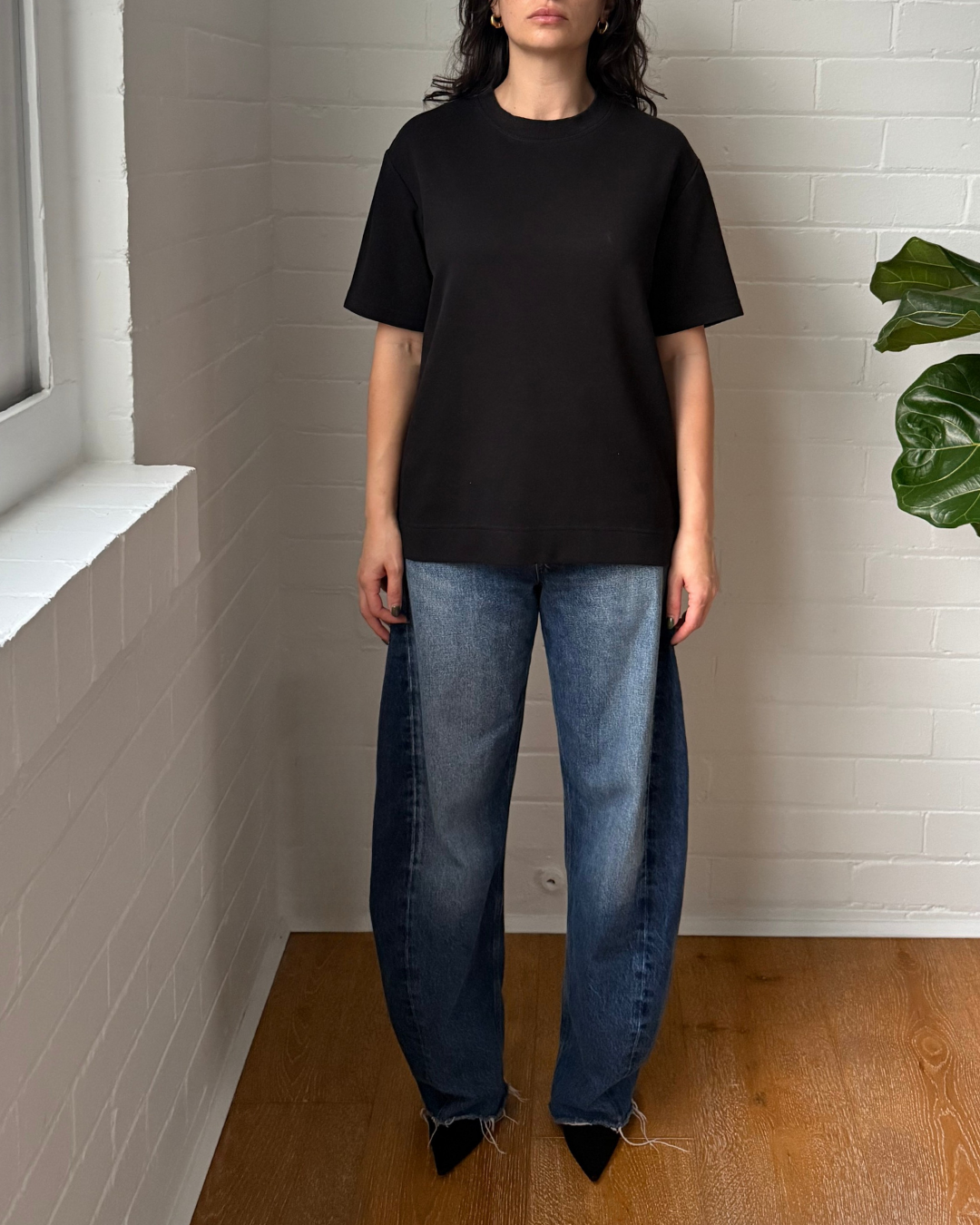 By Johnny Square Neck Rib Knit Top - Size XS (unisex)