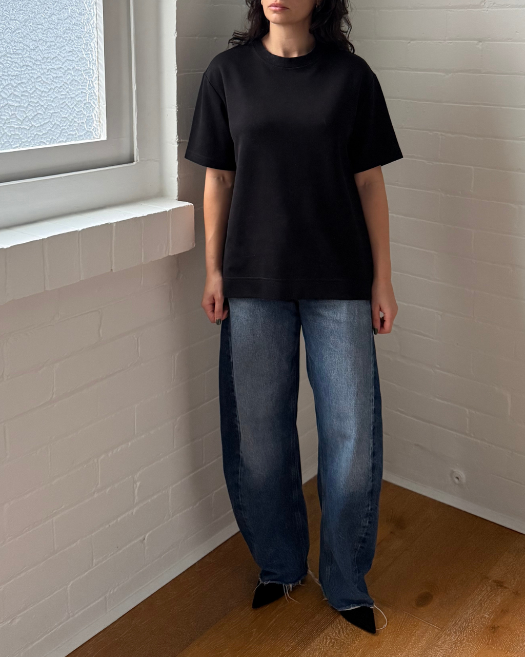 By Johnny Square Neck Rib Knit Top - Size XS (unisex)