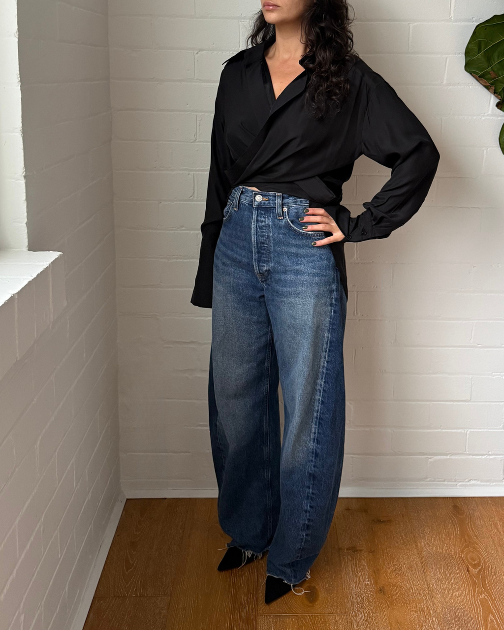 Gauge81 Sabinas Silk Wrap Shirt - Size Medium