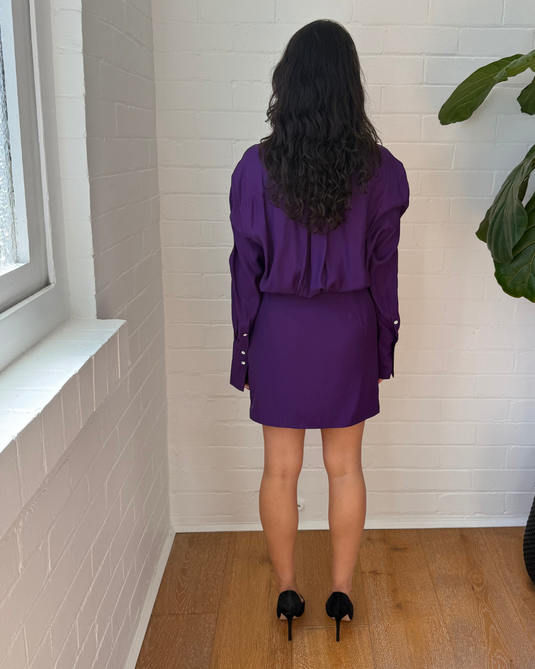 Gauge81 Naha Silk Shirt Dress - Size Medium (8/10)