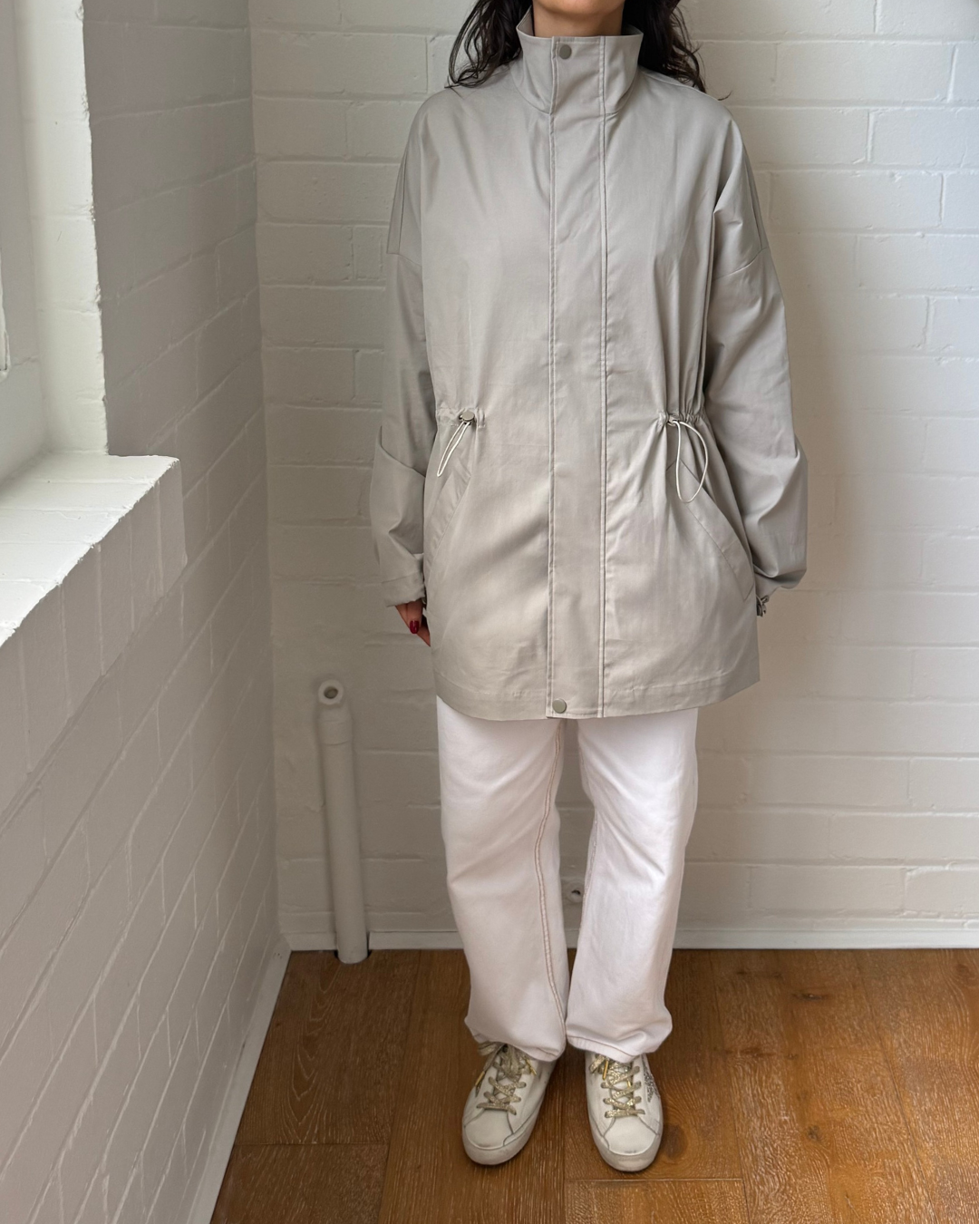 Clea Funnel Neck Jacket - Size Small
