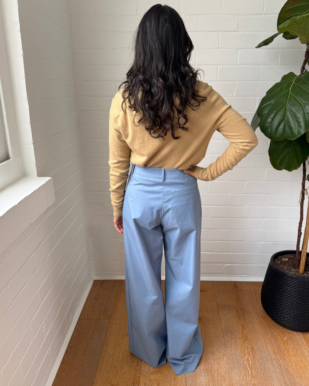 Oroton Wool Rugby Polo Knit - Size XS