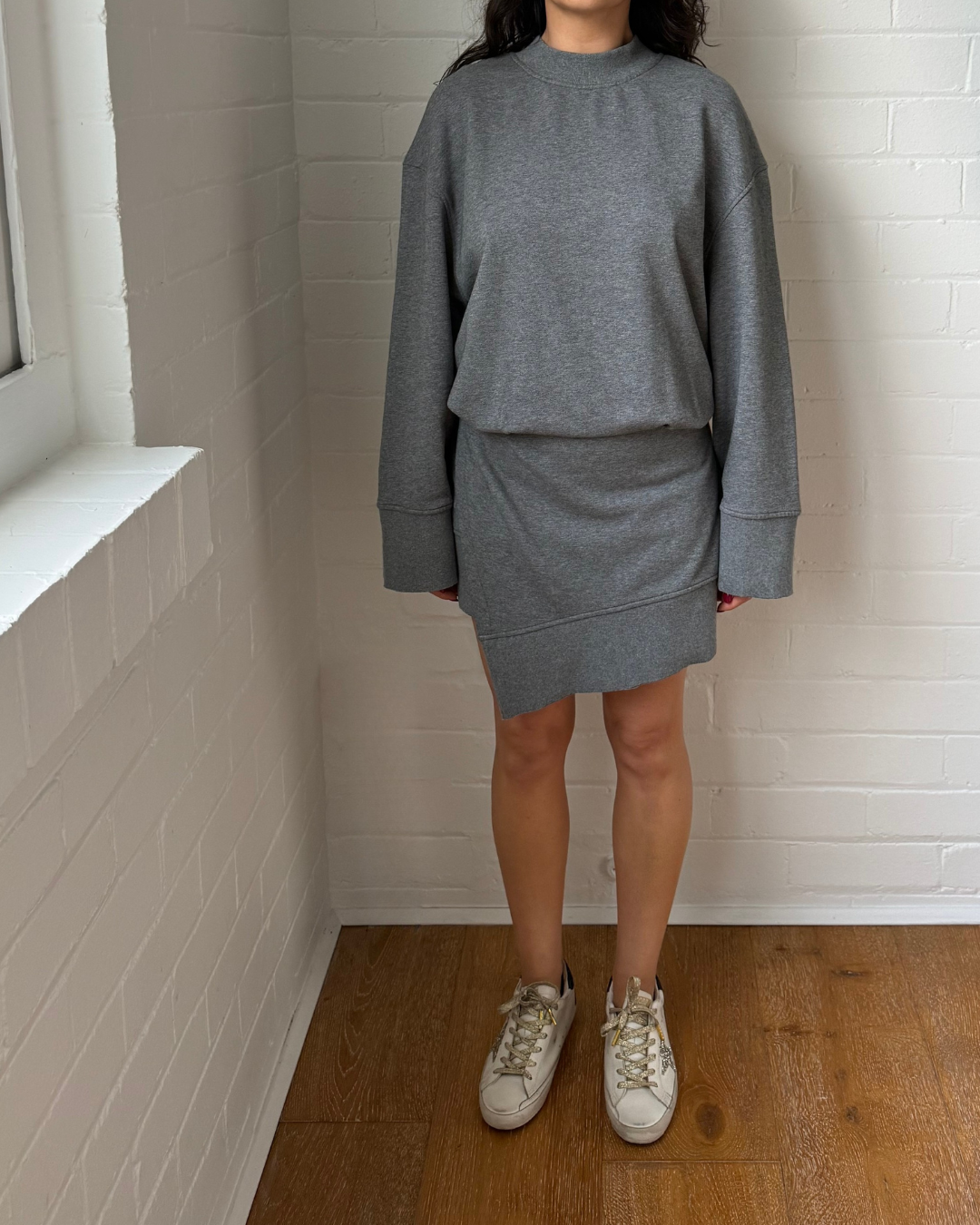 Venroy Fleece Sweater Dress - Size Medium