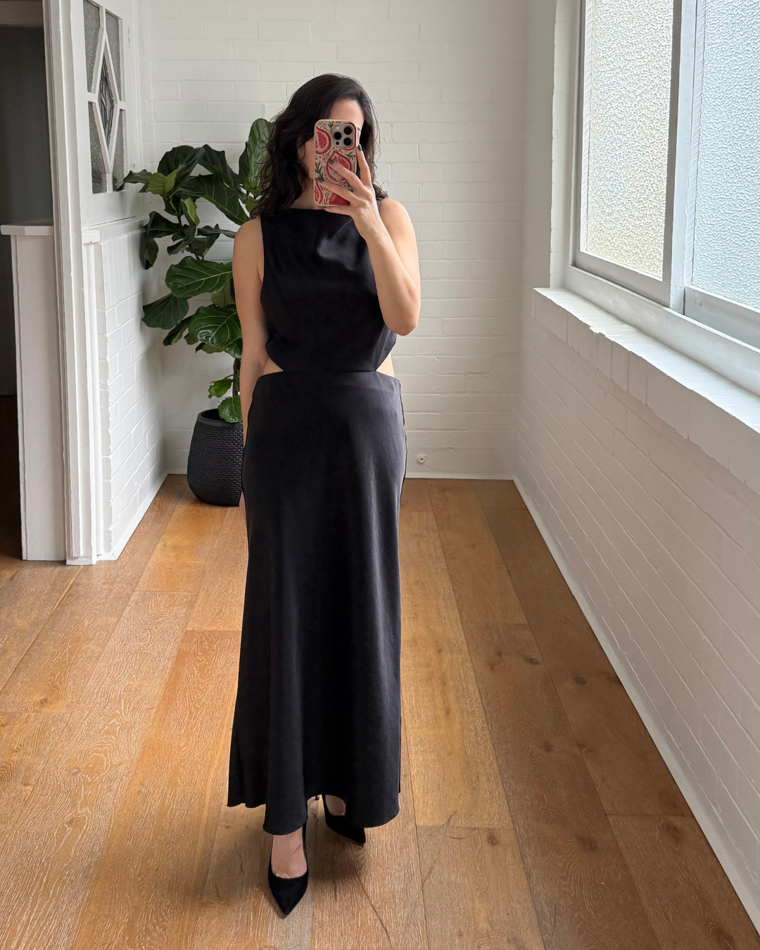 Bec & Bridge Cut Out Midi Dress - Size 12
