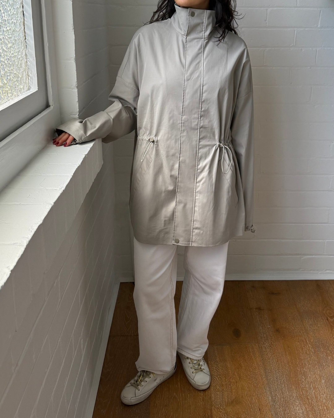 Clea Funnel Neck Jacket - Size Small