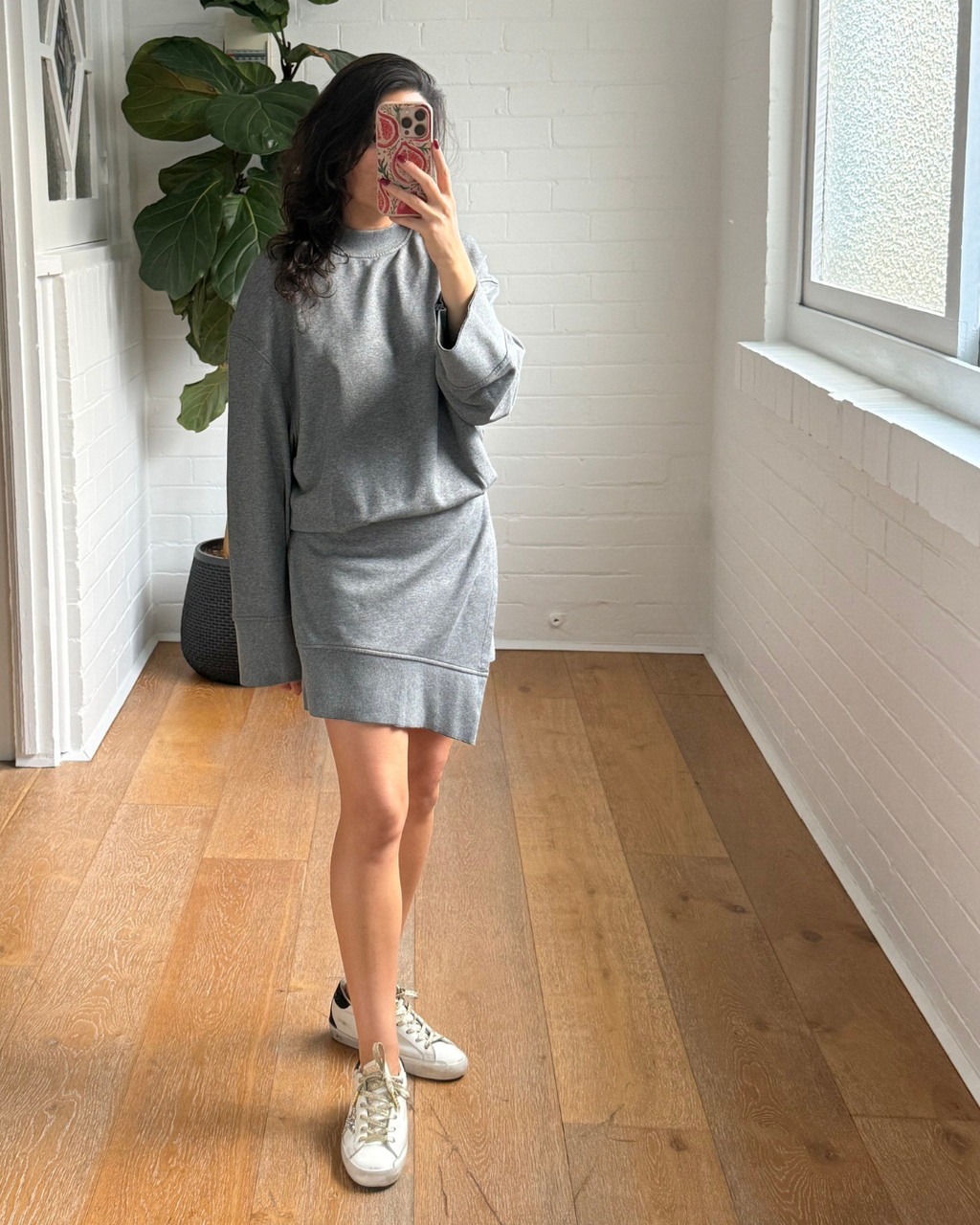 Venroy Fleece Sweater Dress - Size Medium
