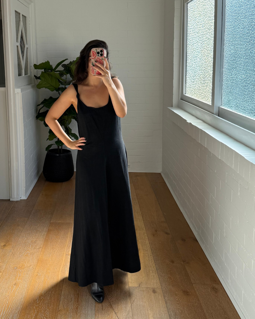 Marle Knotted Shoulders Maxi Dress - Size 12