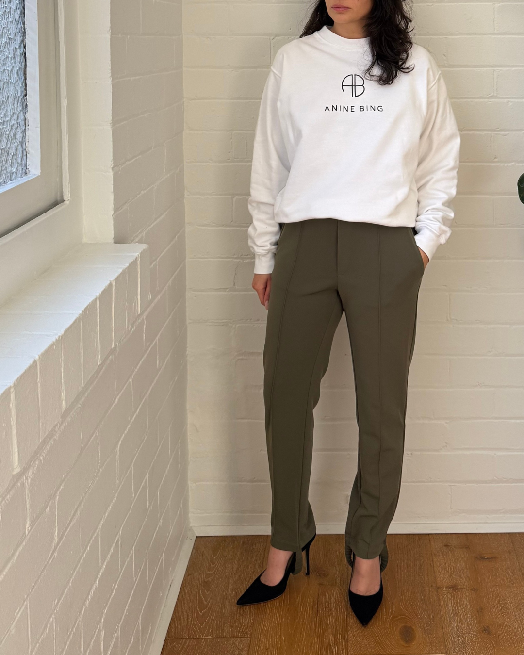 Anine Jace Sweatshirt Monogram - XS