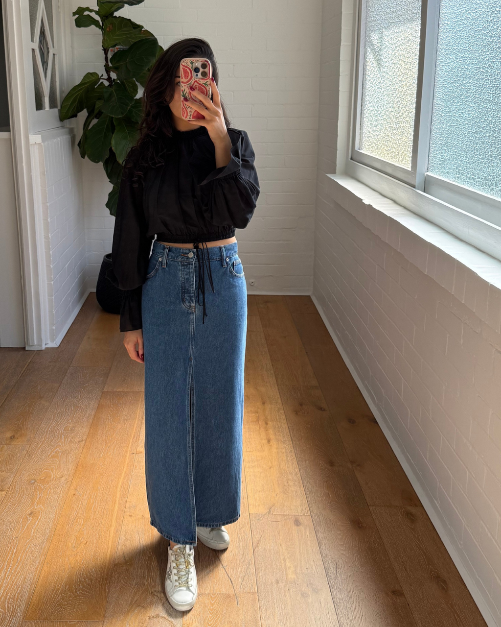 Bec & Bridge Black Crop Top - Size 10