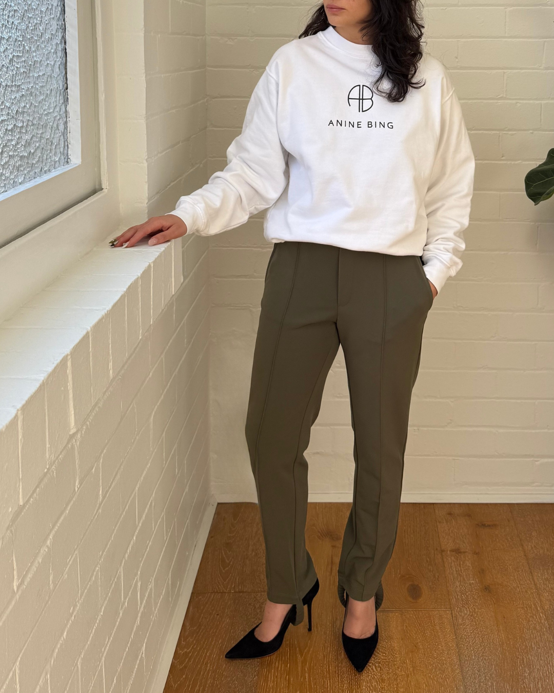 Anine Jace Sweatshirt Monogram - XS