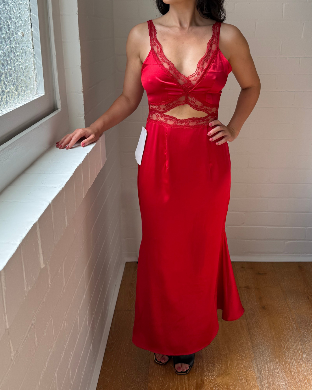 Never Fully Dressed Mimi Slip Midaxi Dress - Size 8