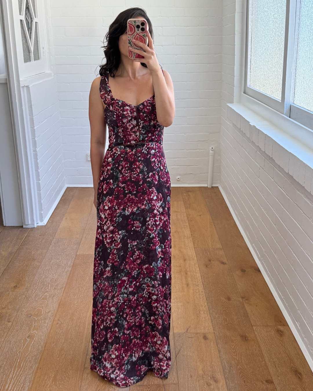 Parker Mimi Dress in Rosy - Size Small