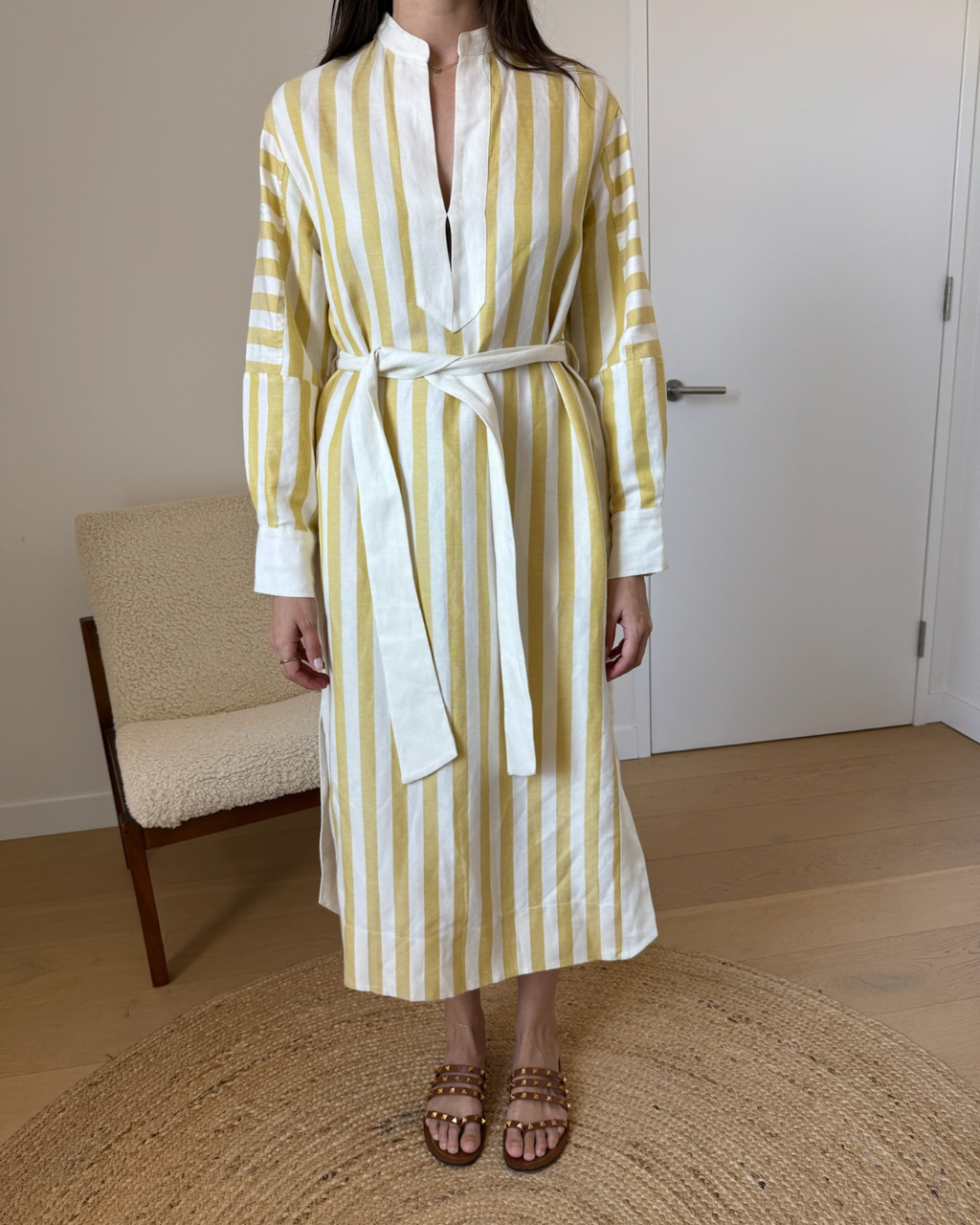 Sarah Jane Clarke Kiki Kaftan Stripe - Size 8