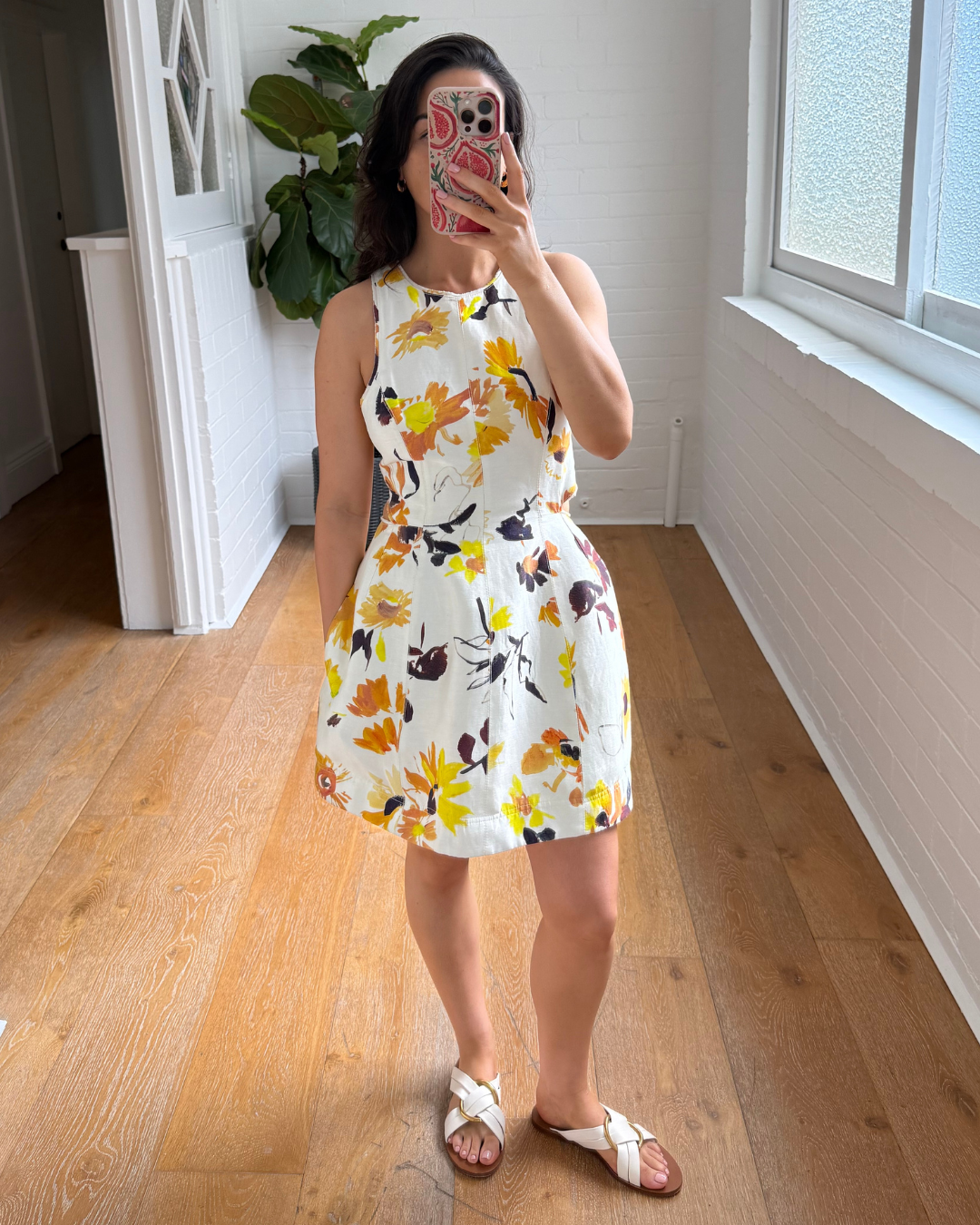 Aje Tulip Cut Out Dress - Size 8