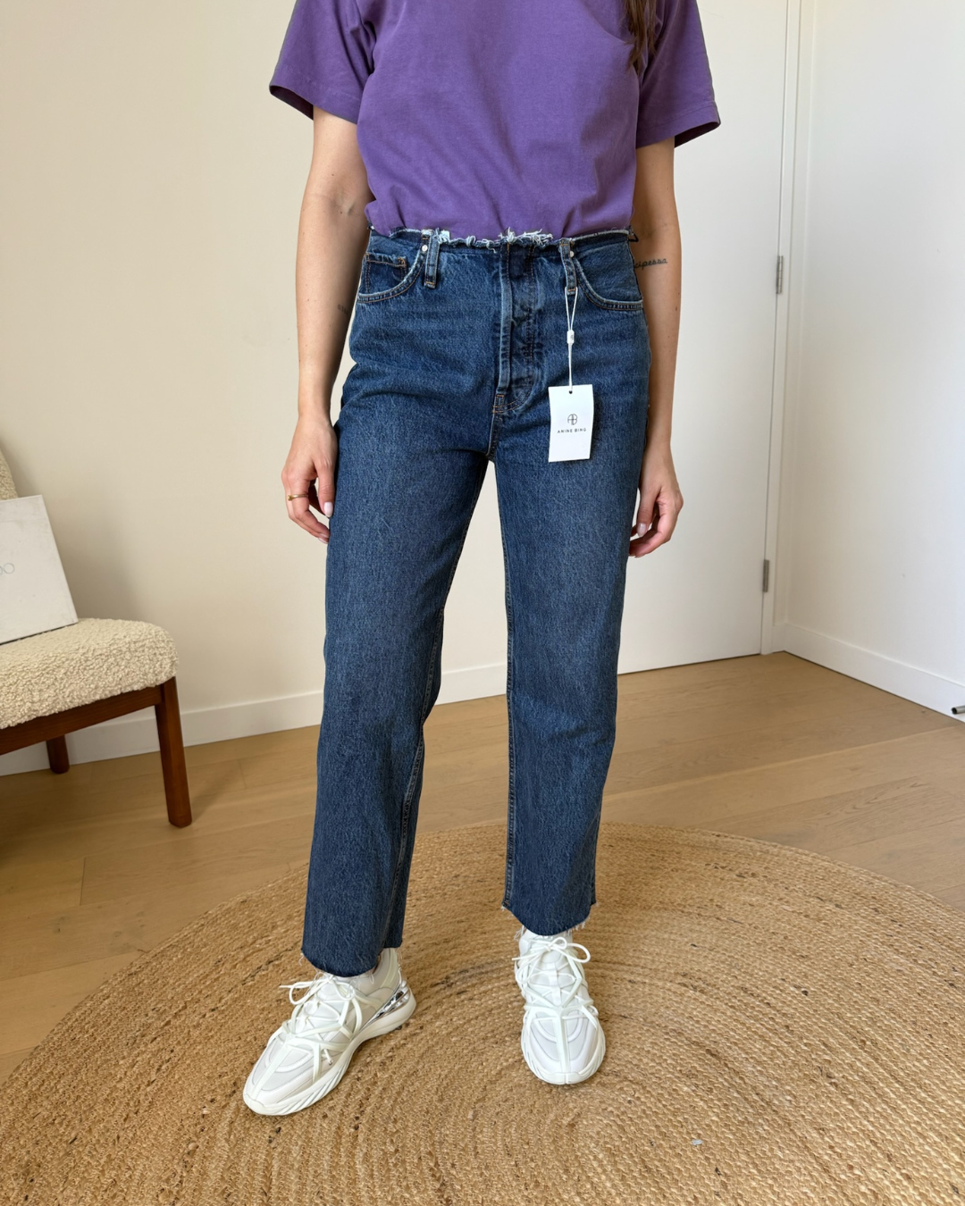 Anine Bing Gavin 1999 Jean Mid Indigo - Size 27