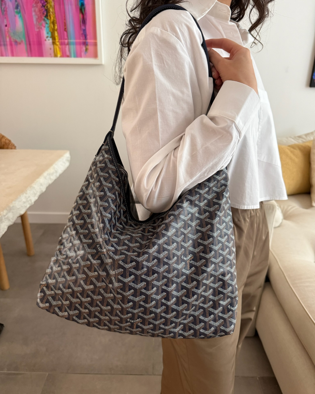 Goyard Bohéme Hobo Bag