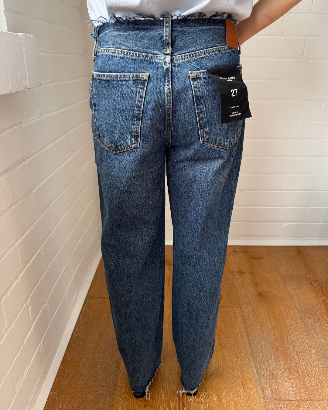 Anine Bing Gavin 1999 Jean Mid Indigo - Size 27