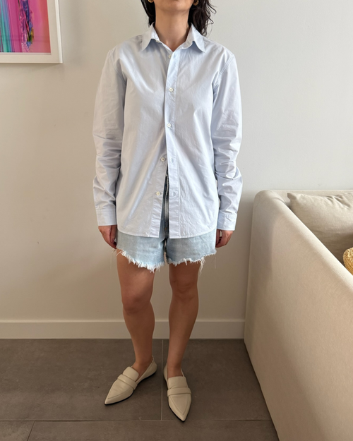 A.P.C Long Sleeve Shirt Blue - Size XS