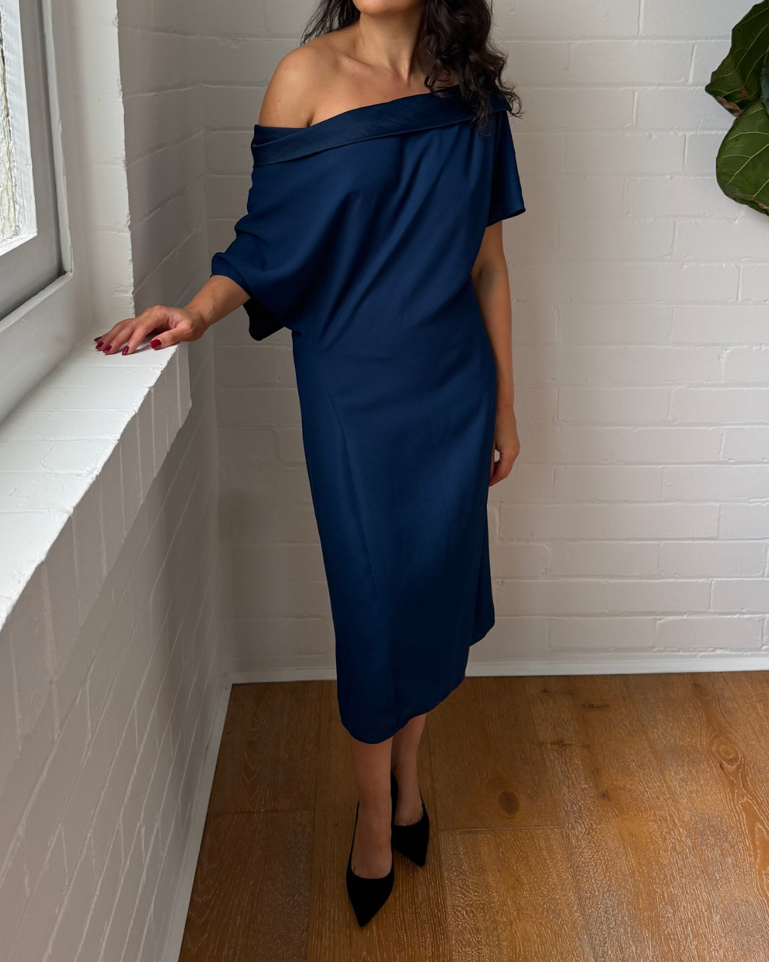Reiss Camilla Off The Shoulder Dress - Size 14