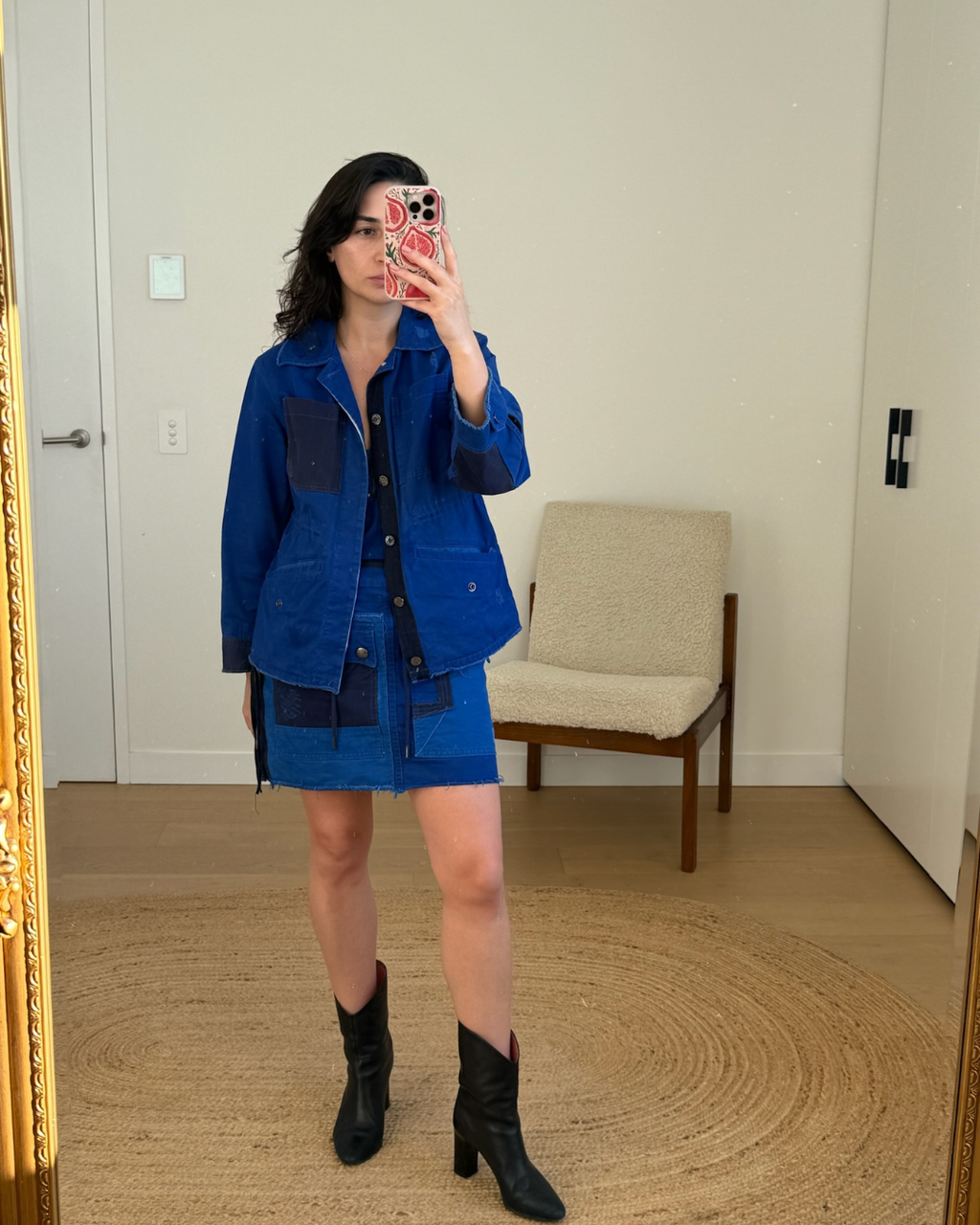 Zadig & Voltaire Jacket and Skirt Set - Size 38 (AU 8-10)