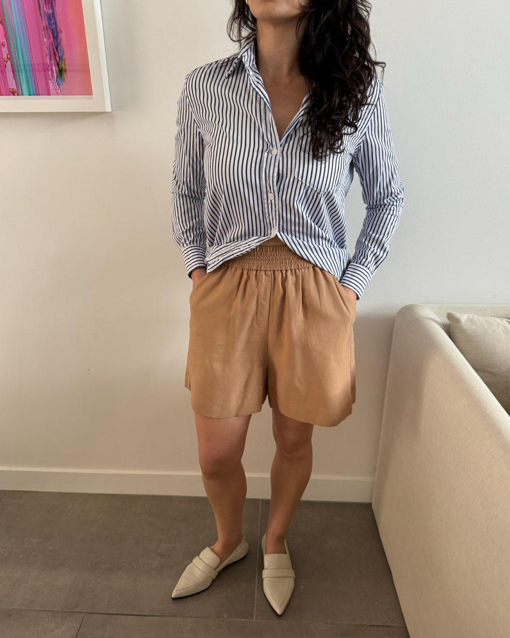 Viktoria & Woods Tan Shorts - Size 1 (AU 8)