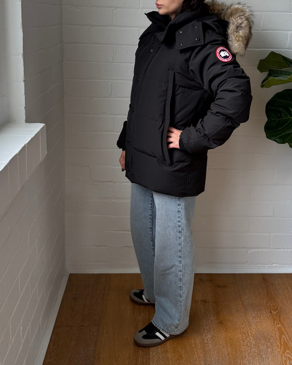 Canada Goose Wyndham Parka Jacket - Size Small