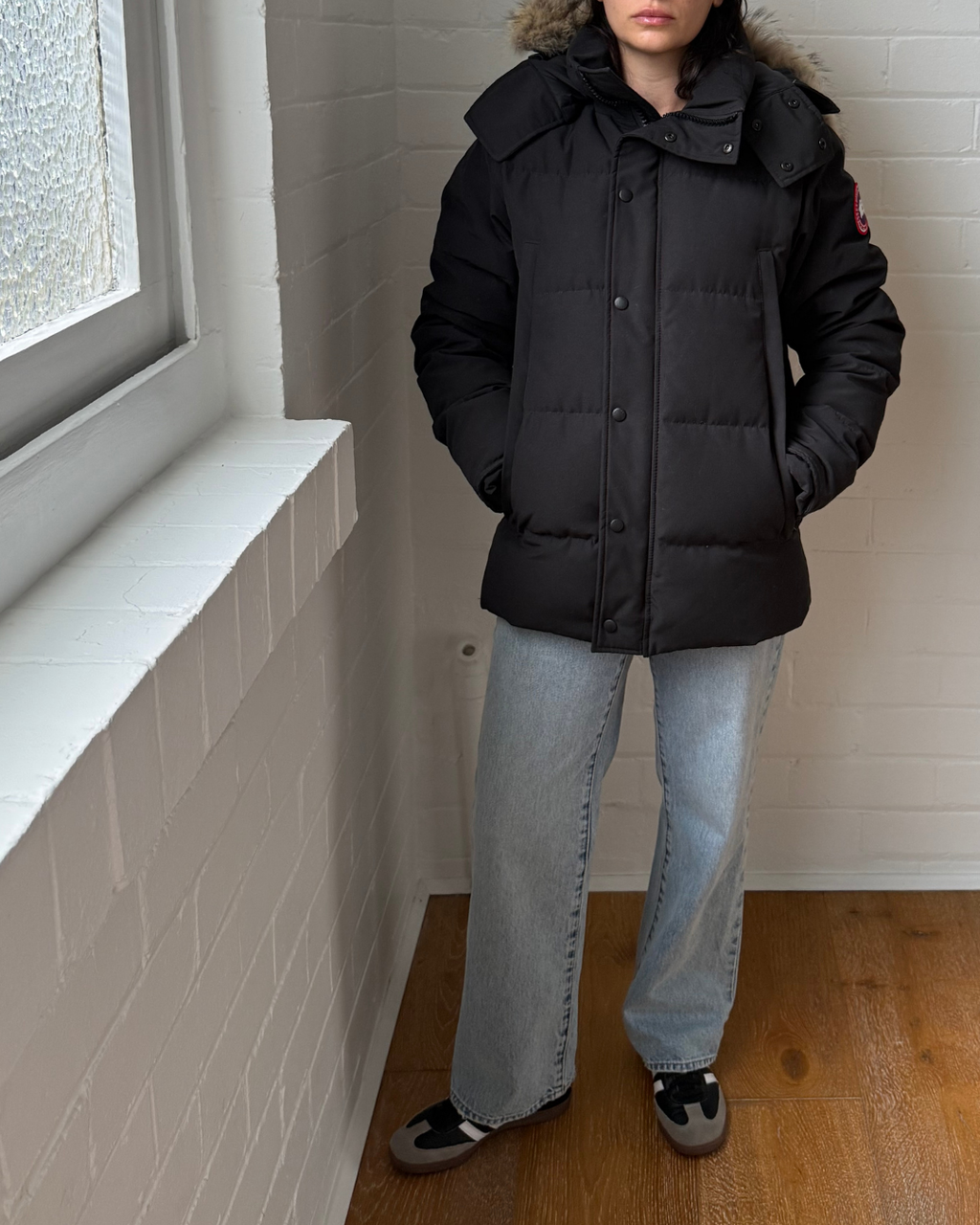 Canada Goose Wyndham Parka Jacket - Size Small