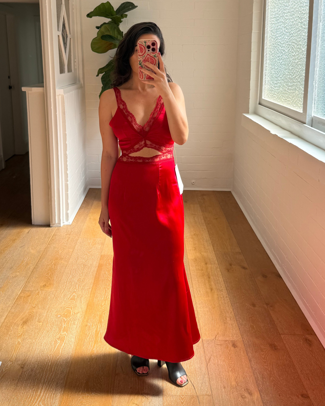 Never Fully Dressed Mimi Slip Midaxi Dress - Size 8