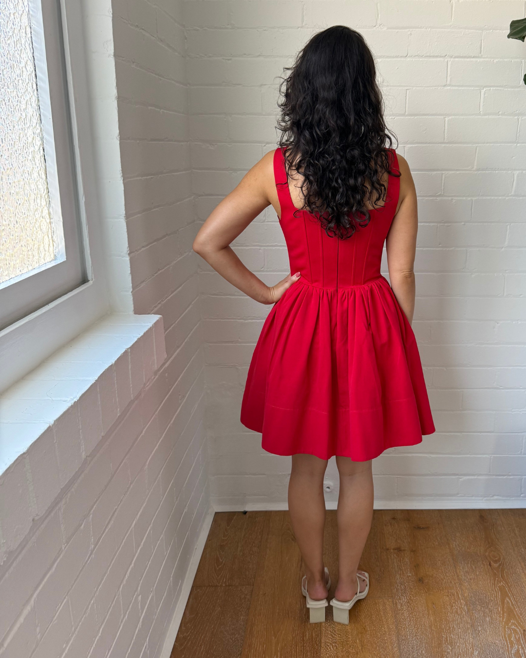 Staud Landscape Corset Minidress - Size 4 (AU 8)