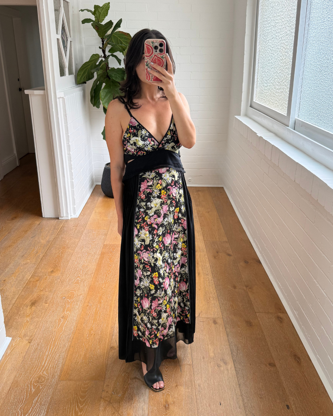 Phillip Lim Meadow Flower Maxi Printed Dress - Size US 6 (AU 10)