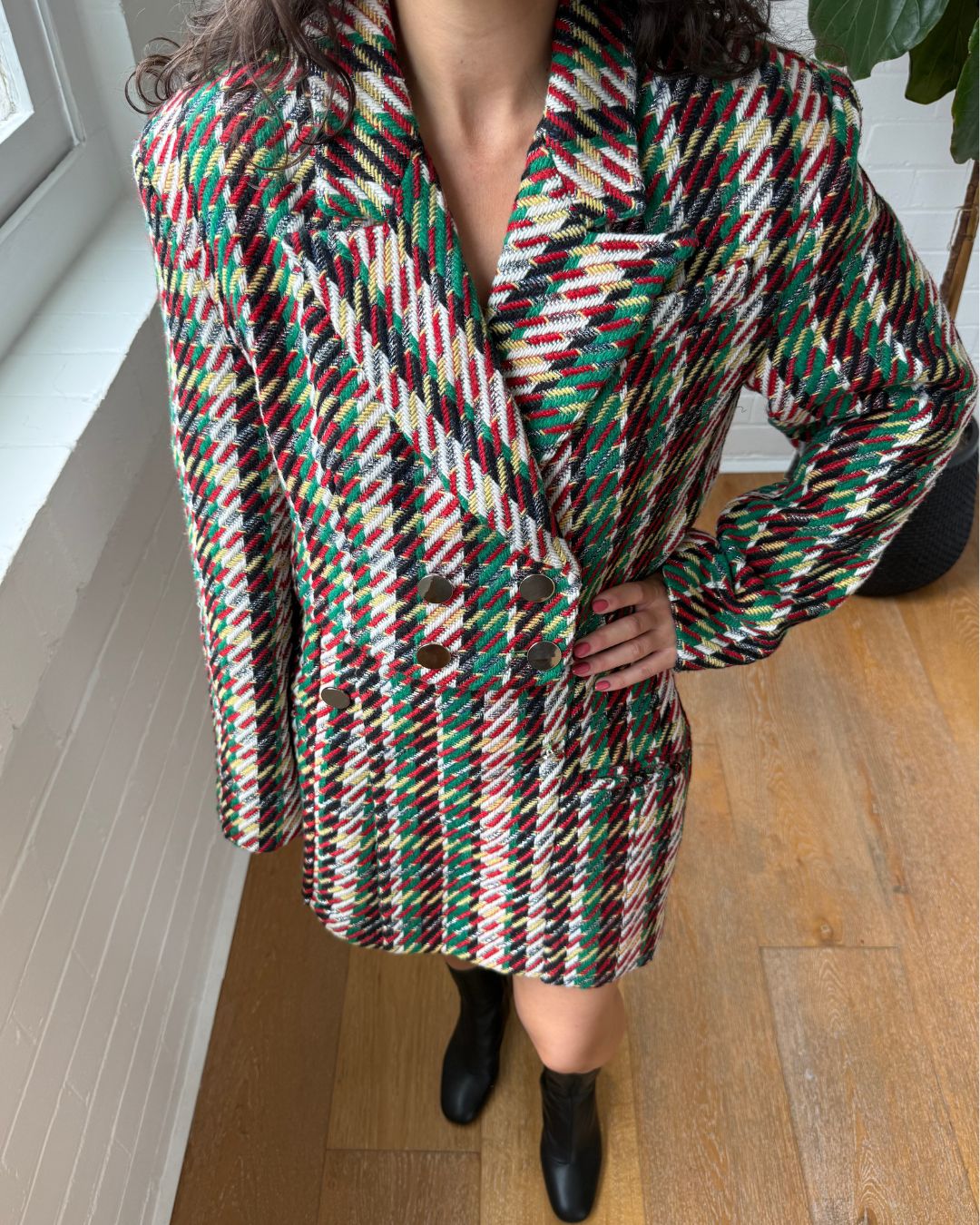 Atoir The Reign Tweed Blazer and Skirt Set - Size 8/10