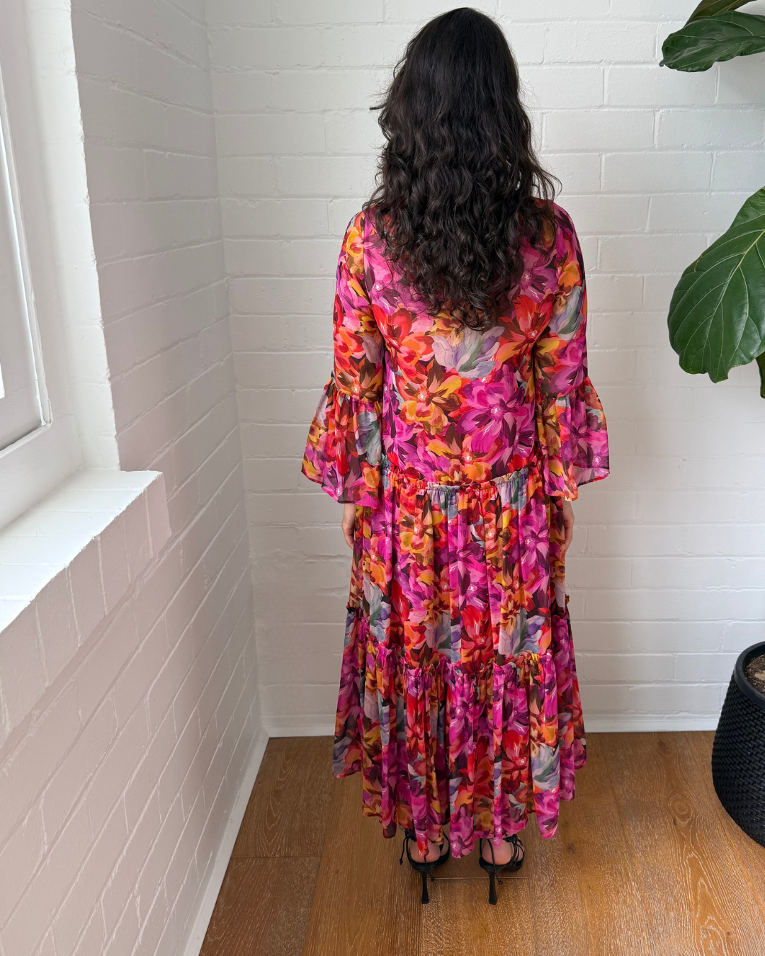 MLM Label Floral Silk Dress - Size XS