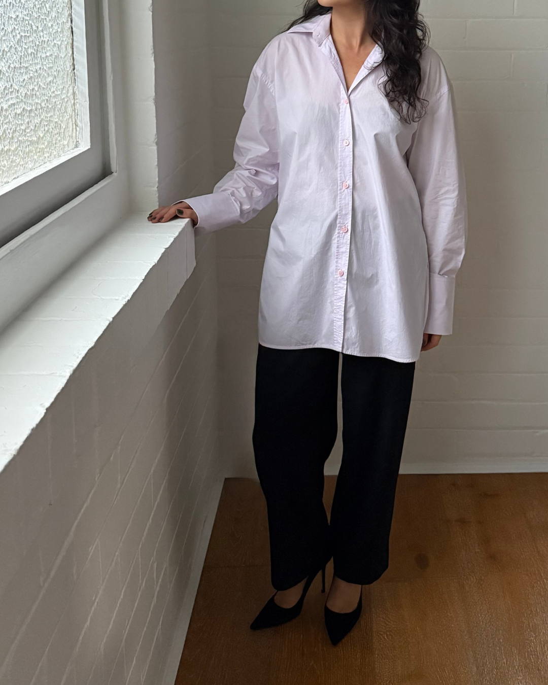 Scanlan Theodore Parachute Shirt Lilac - Size 6