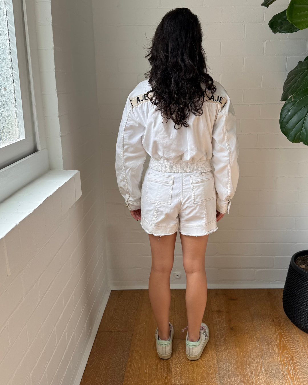 Aje Camellia Denim Jacket - Size 8