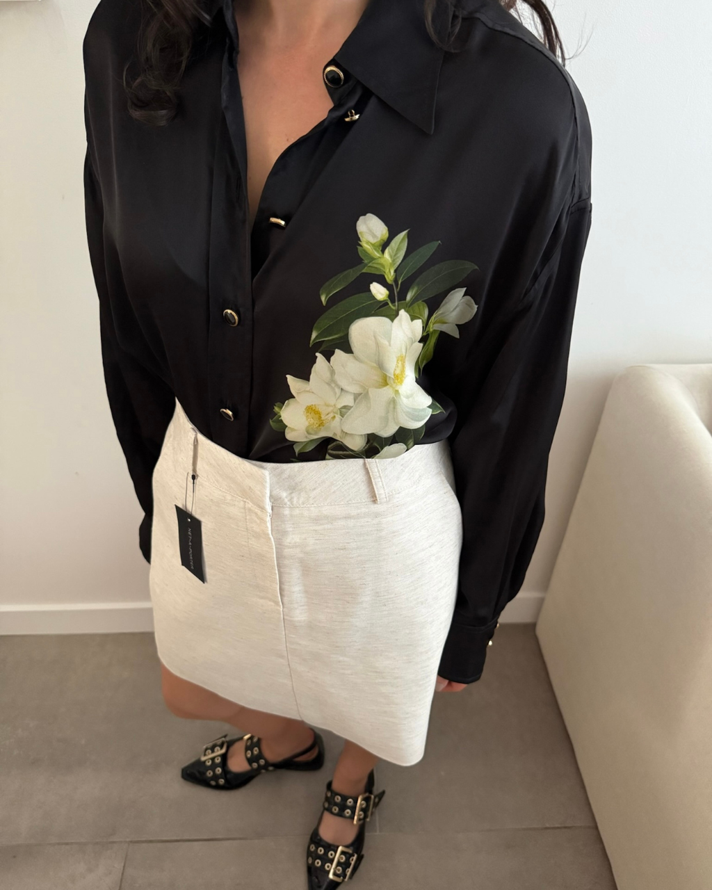Zimmermann Harmony Shirt - Size 1 (AU 10)