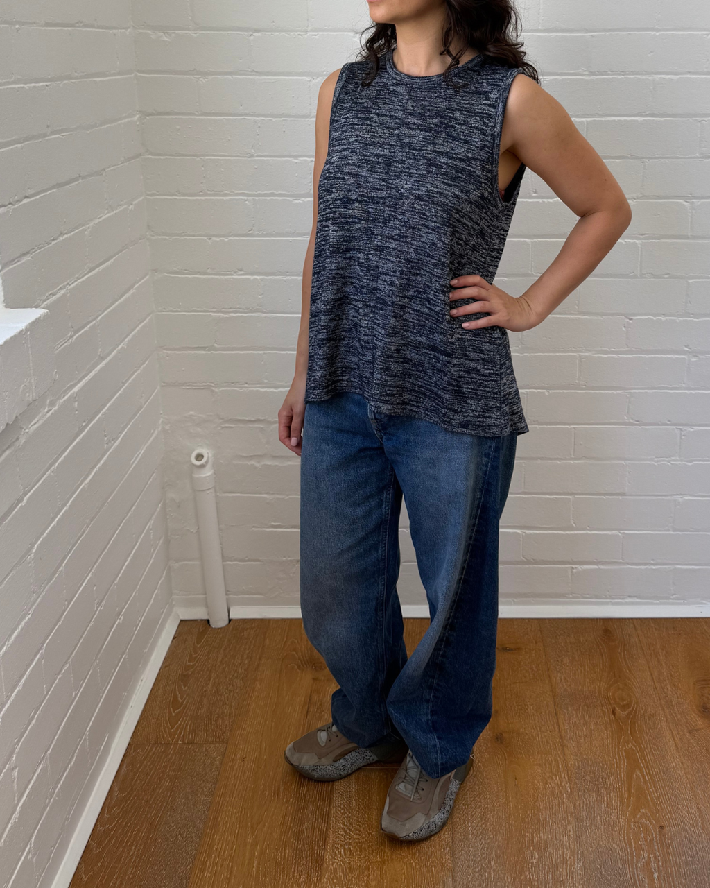 Rag & Bone Nicole Split Back Sleeveless Tank Top - Size Small