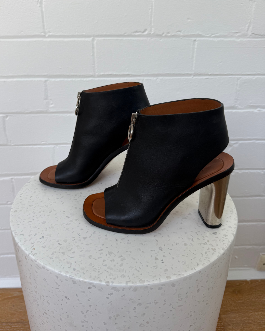 Celine Leather Bam Spartan Sandals - Size 36