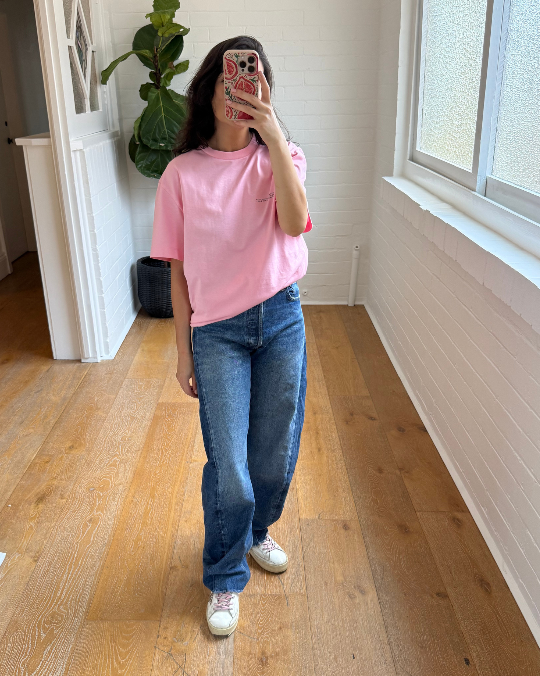 Pangaia 365 Midweight T-Shirt Sakura Pink - Size Small