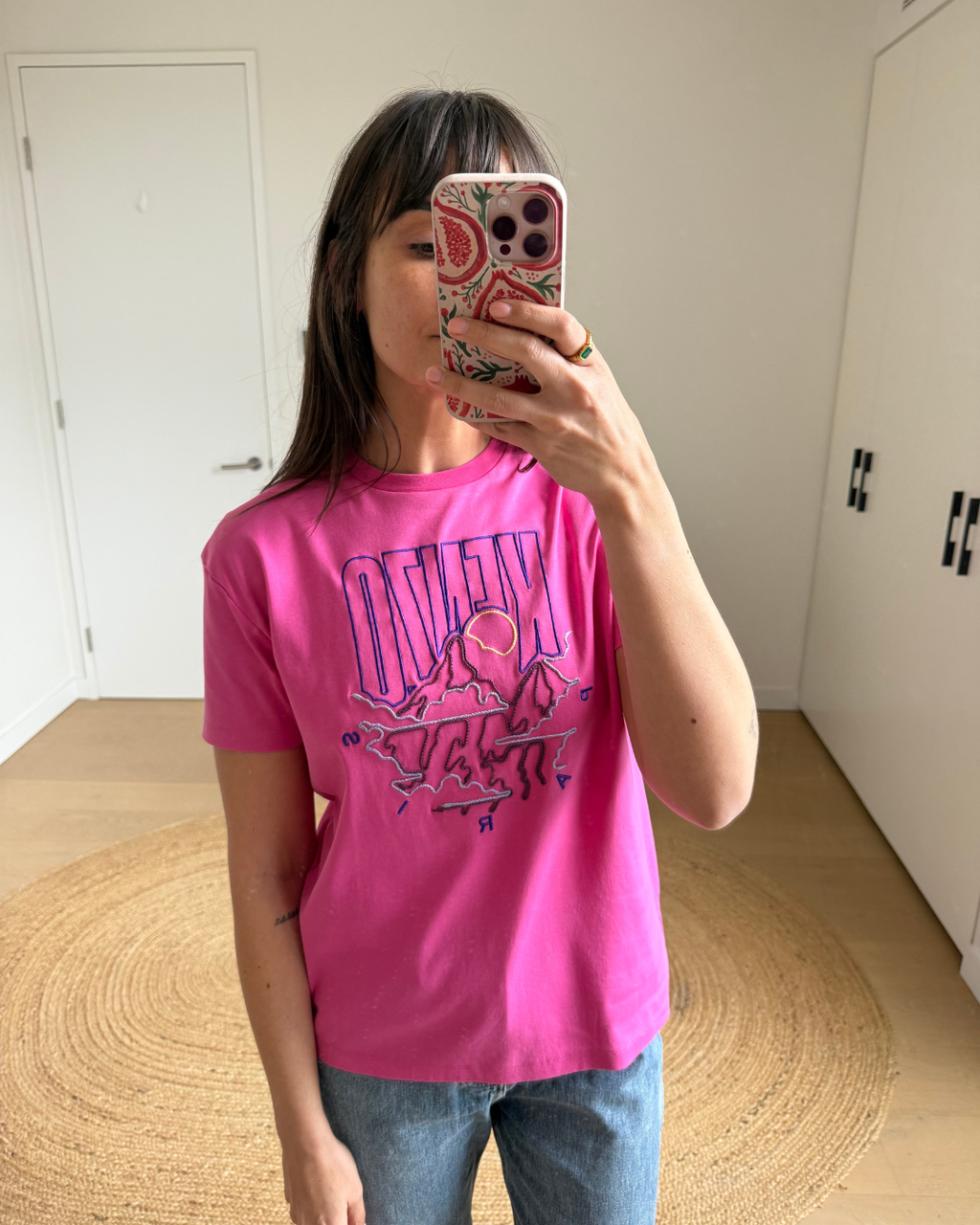 Kenzo Embroidered Tee - Size XS