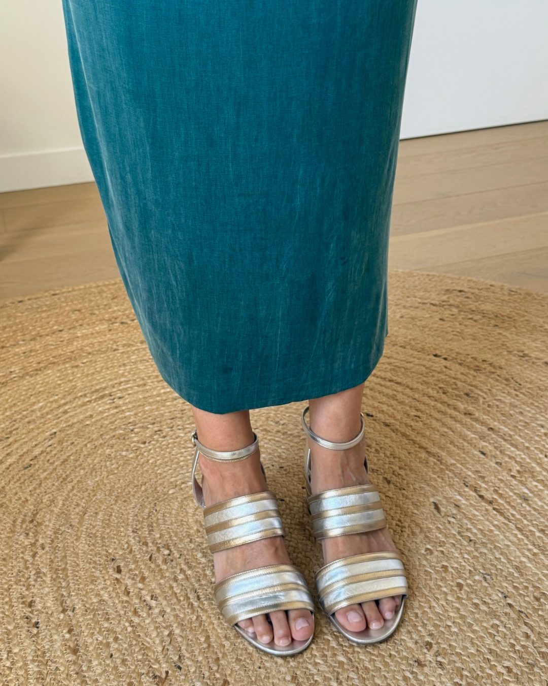 Salvatore Ferragamo Diandra Heeled Sandals - Size 10.5