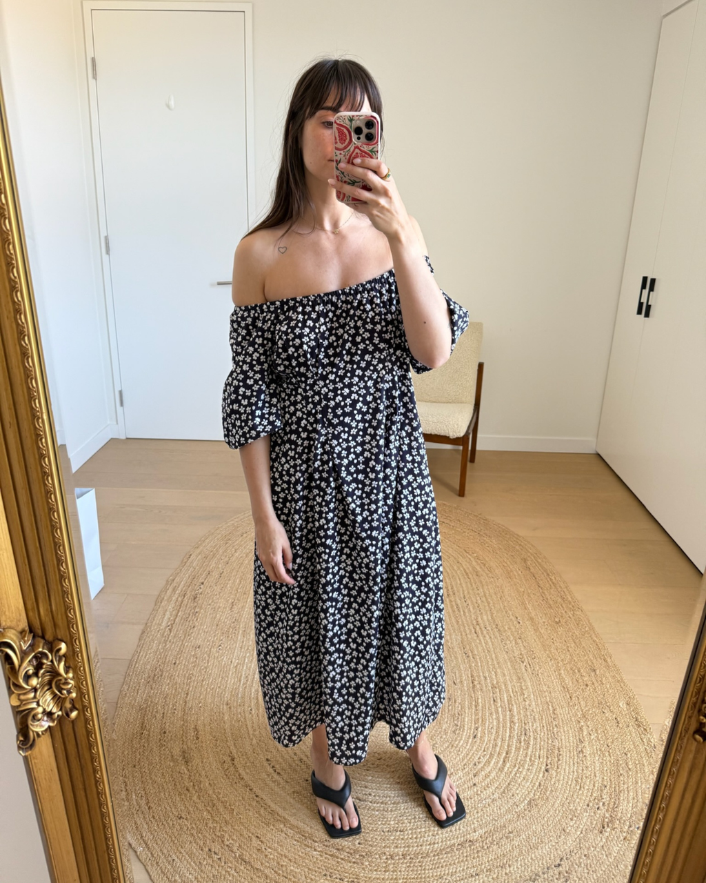 Scanlan Theodore Daisy Print Dress - Size 10