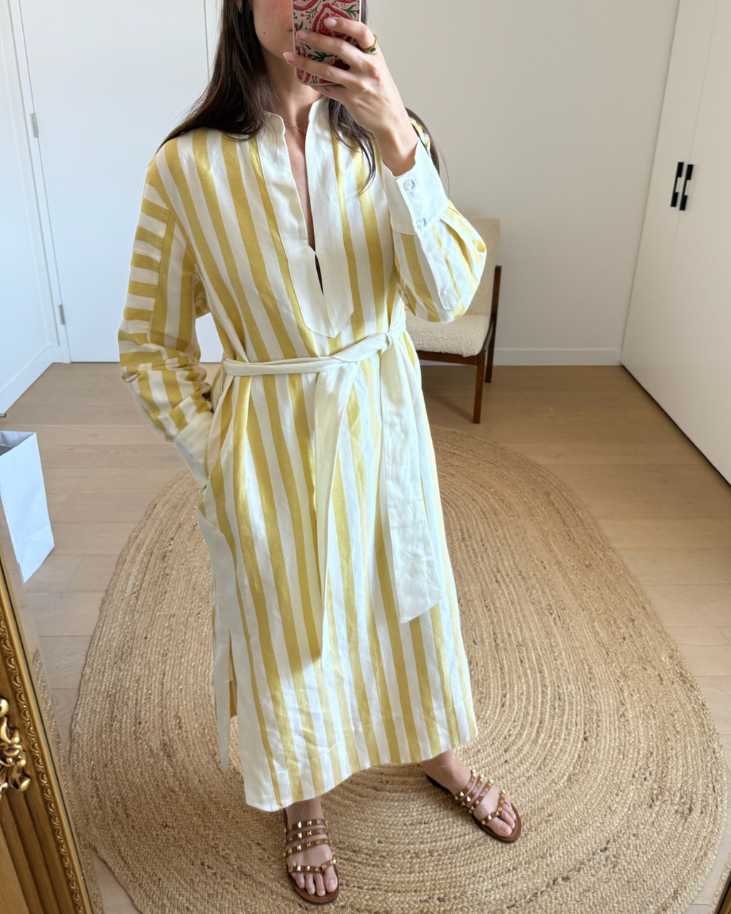 Sarah Jane Clarke Kiki Kaftan Stripe - Size 8