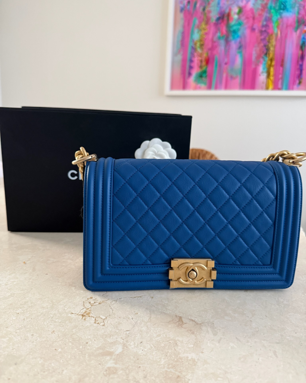 Chanel BOY Flap Bag - Size Medium