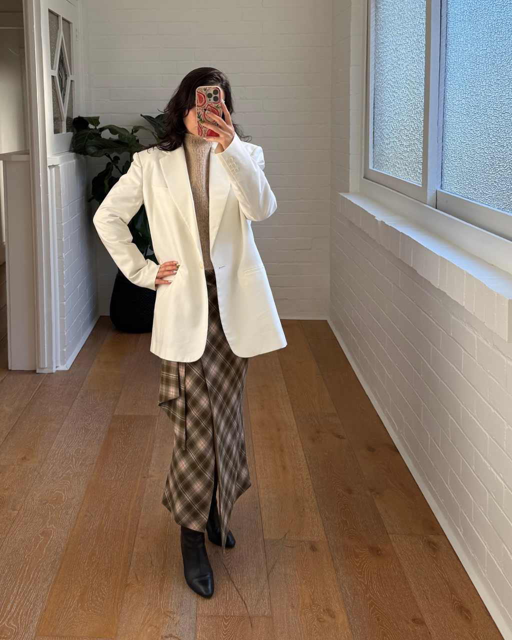The Andamane Guia Oversized Single Breasted Blazer - Size 38 (XS)