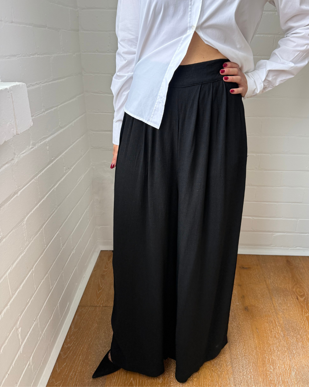 Vanessa Bruno Nunes Wide Leg Trousers - Size 38 (AU 10)