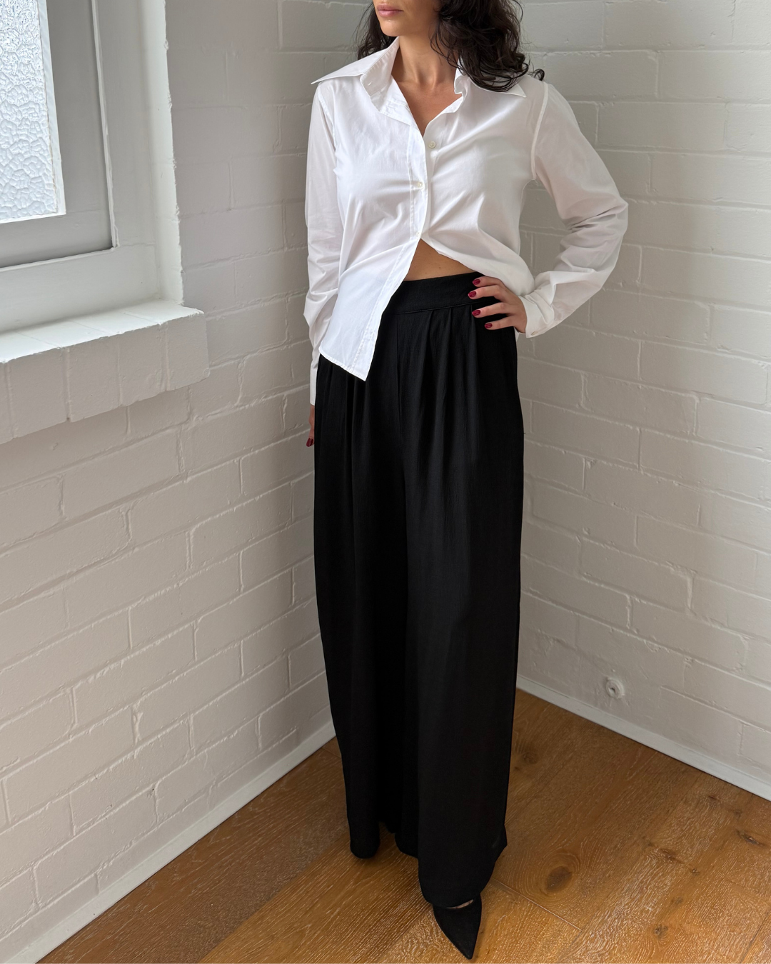 Vanessa Bruno Nunes Wide Leg Trousers - Size 38 (AU 10)