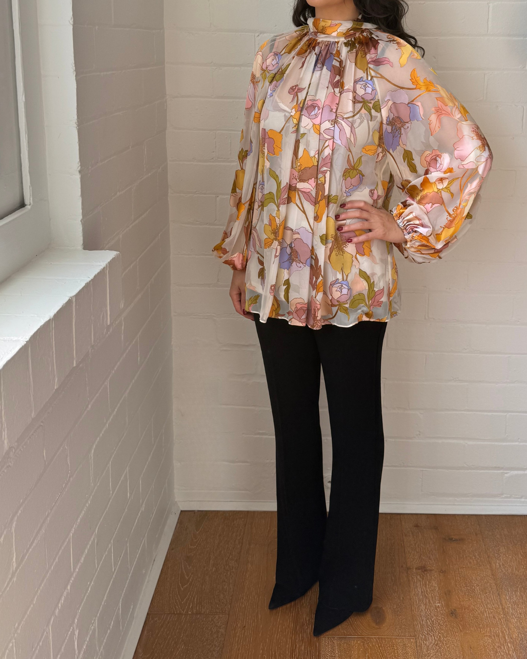Zimmermann Tempo Swing Blouse - Size 1 (AU 10)