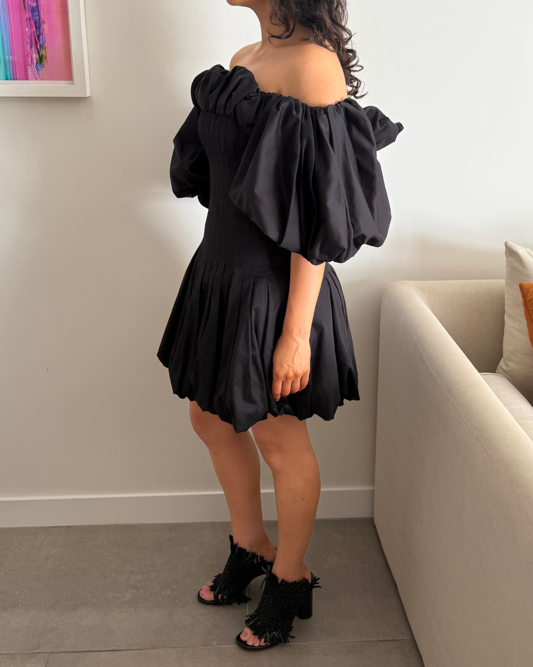 Aje Arles Off Shoulder Dress - Size 6