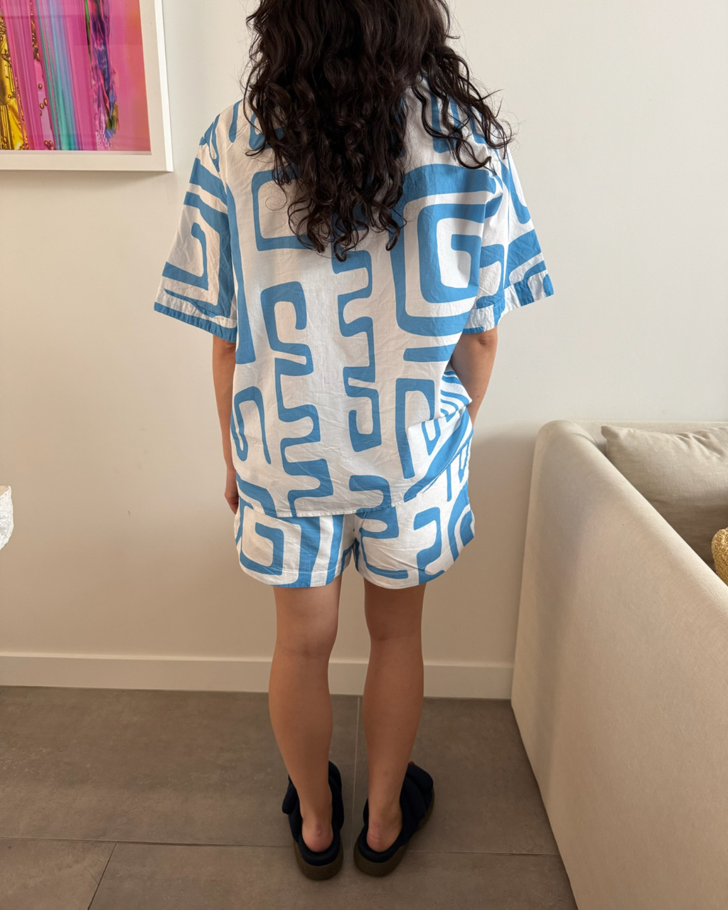 Araminta James Morocco Shirt & Shorts Set - Size S/M