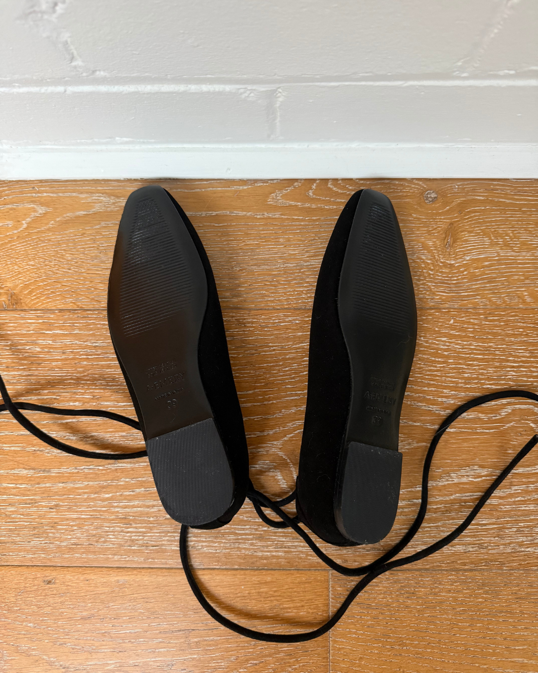 A.Emery Addison Suede Ballet Flats - Size 39